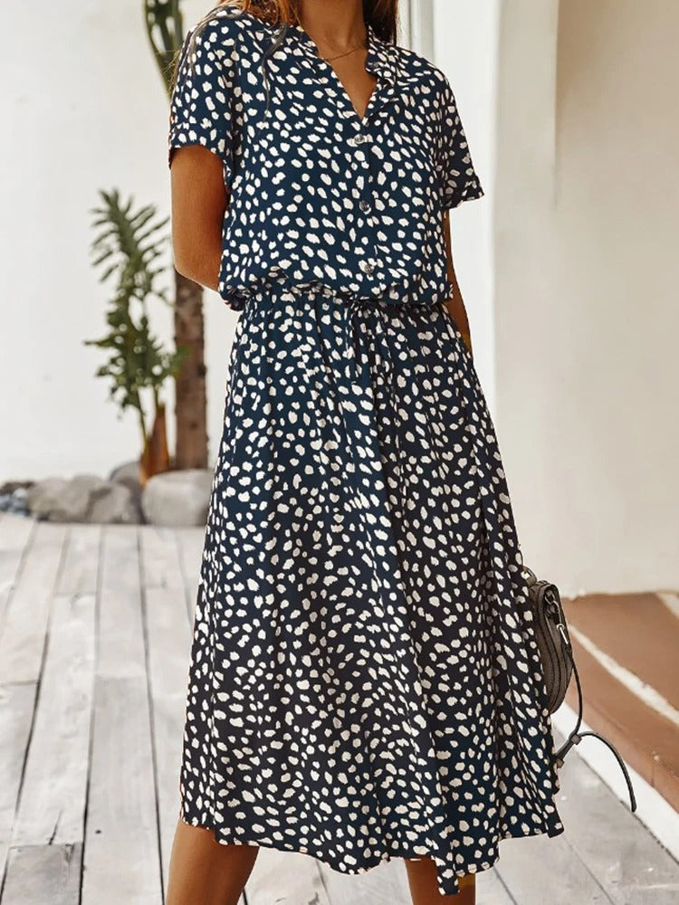 Luchtige Midi Zomerjurk - Elegant en Comfortabel