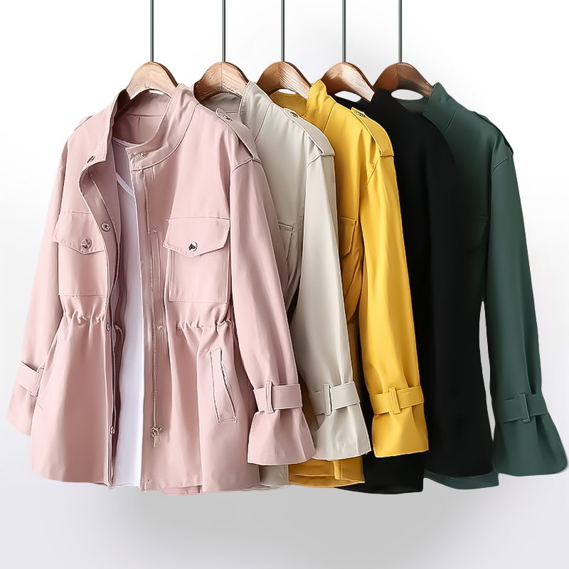 Lizanne | Trenchcoat Jasje van Kantoenmix voor Dames