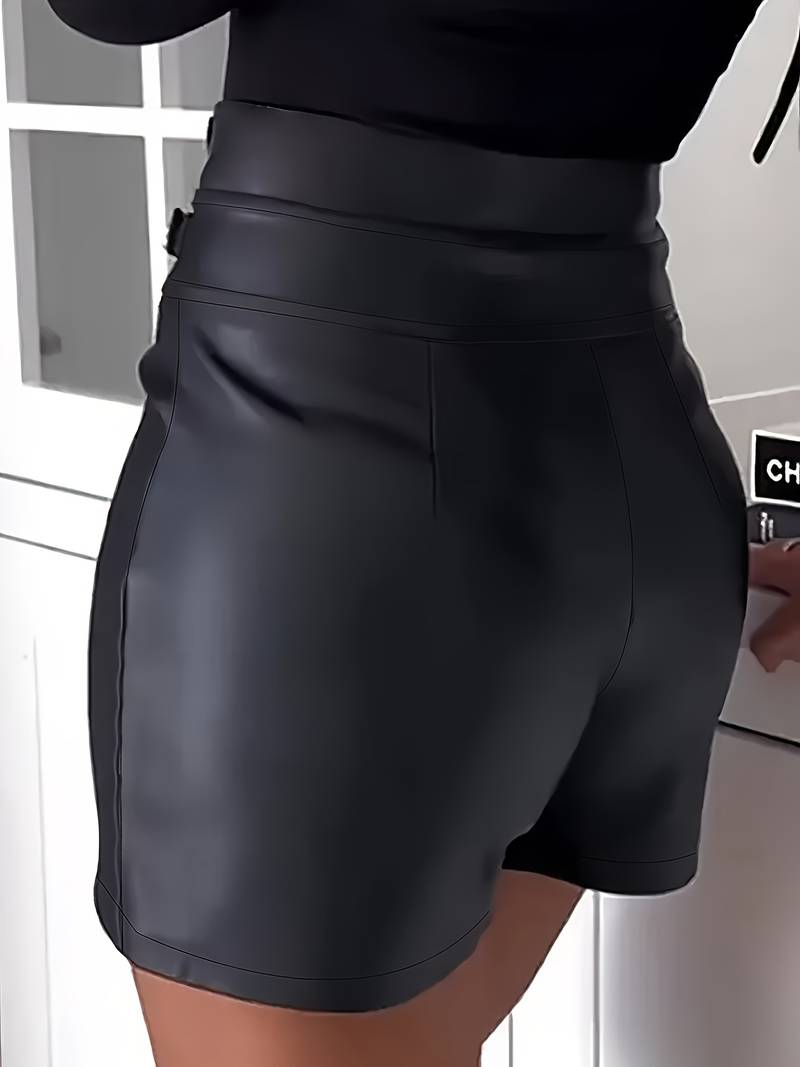 Lidia | Luxe Leren Shorts