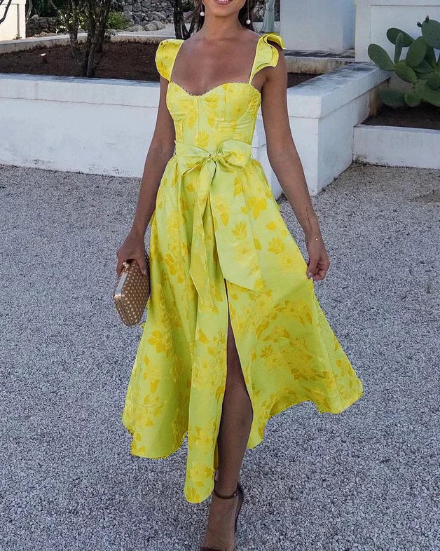 Robine | Ruffle Midi Zomerjurk