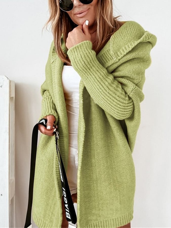 Amy | Oversized Vest met Capuchon
