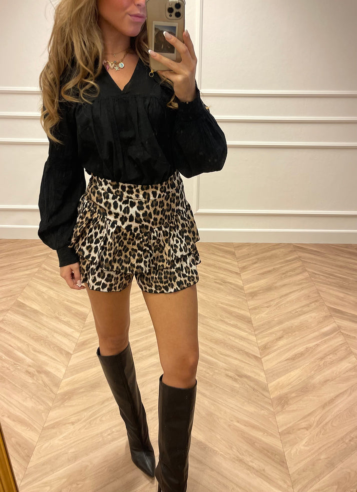 Milan | Trendy & Flatterende Luipaardprint Rok voor Dames