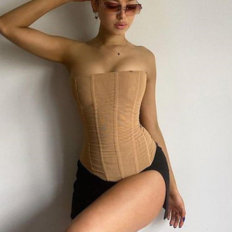 Magic | Gouden Stretch Corset Top
