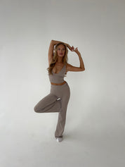 Lamia | Yoga en Casual Flared Legging met Stretch