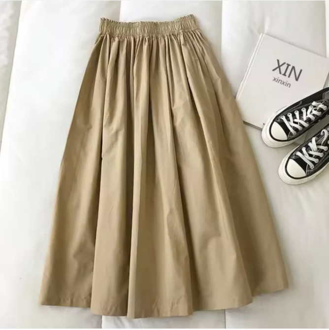 Myra | Wijde Rok Met Hoge Taille