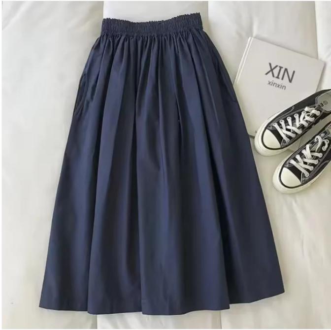 Myra | Wijde Rok Met Hoge Taille