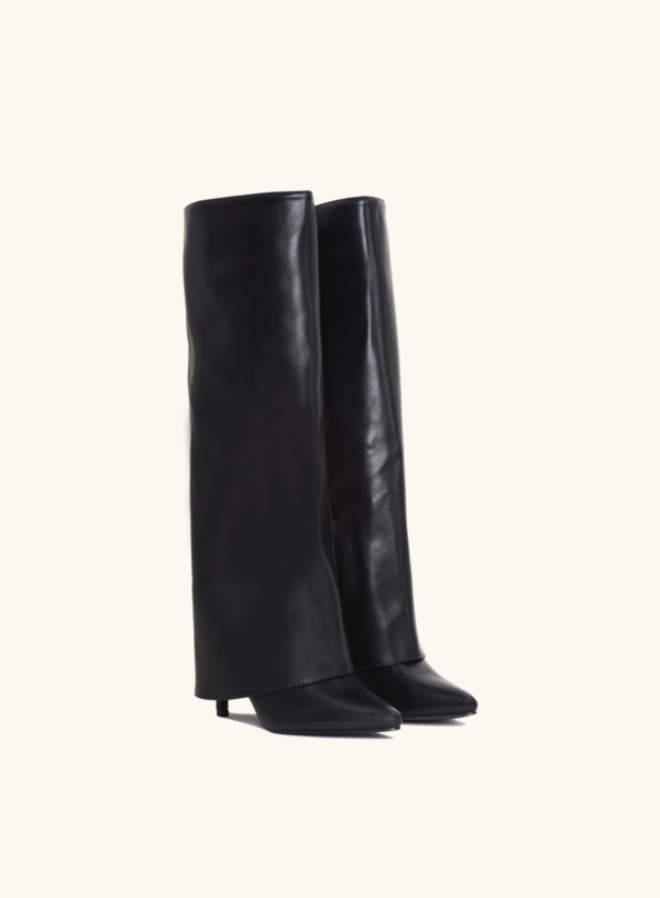 Hanna | Vegan Leren Laarzen voor Dames met 9cm Hak