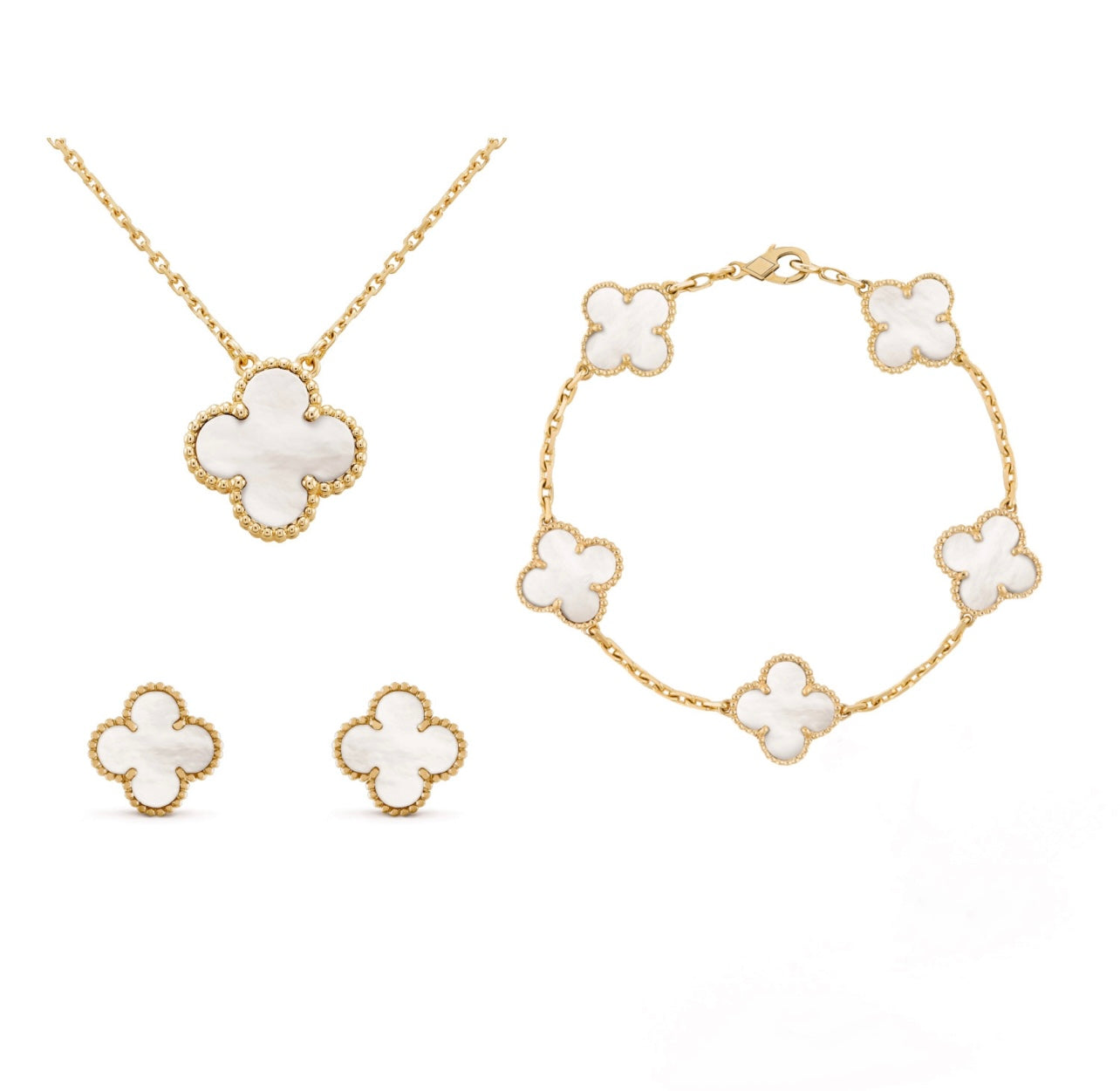 Maité | Sieradenset - Ketting Armband en Oorbellen