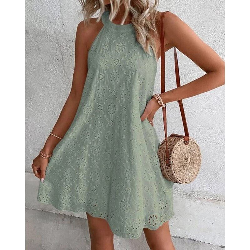 Jo-Ann | Halter Midi Jurk