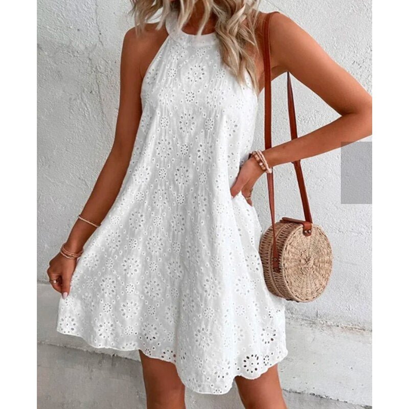 Jo-Ann | Halter Midi Jurk