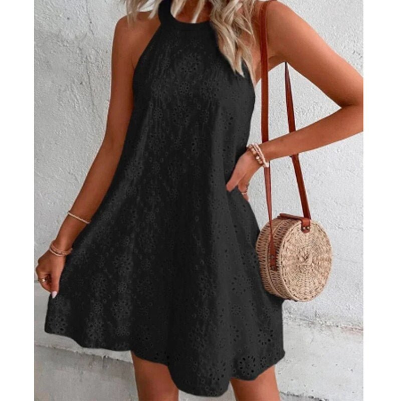 Jo-Ann | Halter Midi Jurk