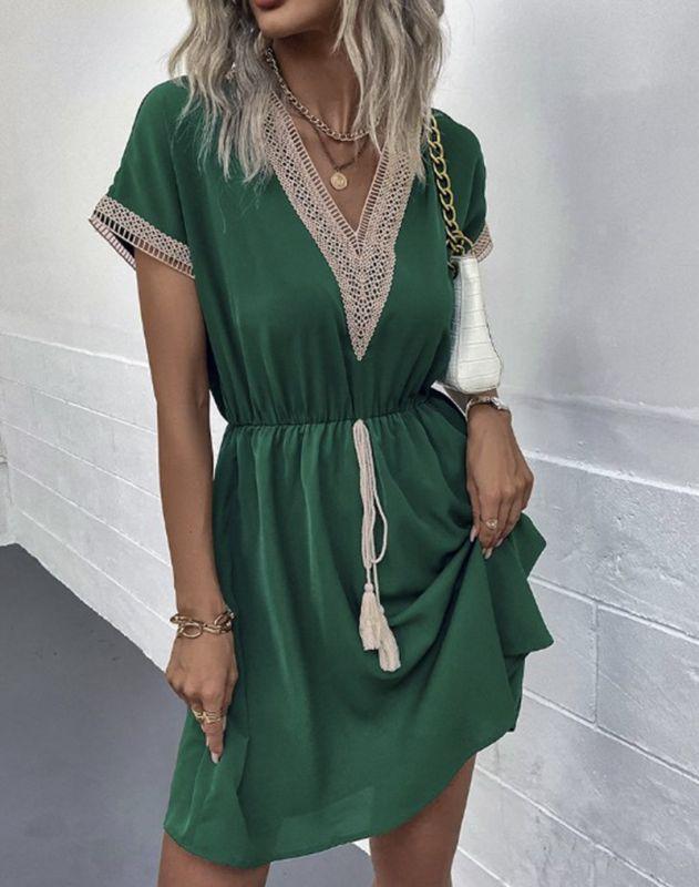 Bohemian Stijl Midi Jurk voor Dames – Comfort & Trendy