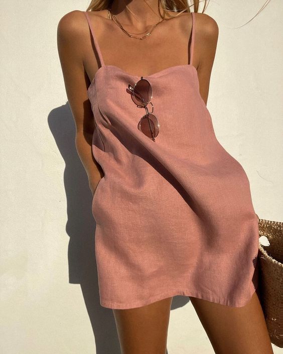 Fenny | Elegante Linnenlook Jurk voor Dames