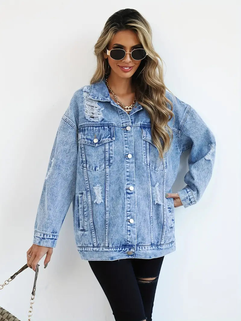 Blizz | Oversized Spijkerjas Dames – Casual Denim Look