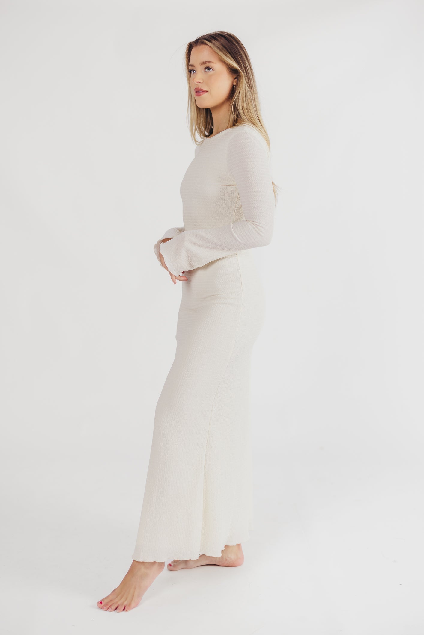 Rafaela | Elegante Maxi Jurk met Open Rug