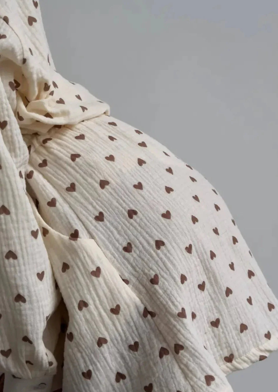 Musiala | Katoenen Set met Hartjes Print – Tweedelige Set Dames