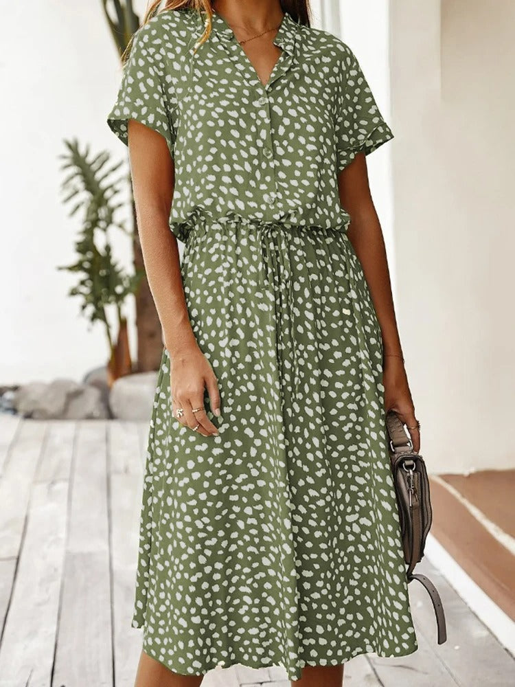 Luchtige Midi Zomerjurk - Elegant en Comfortabel