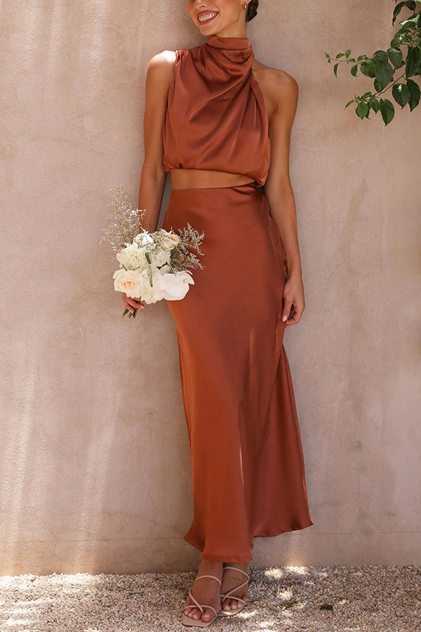 Rosia | Elegante Two-Piece Set van Satijn