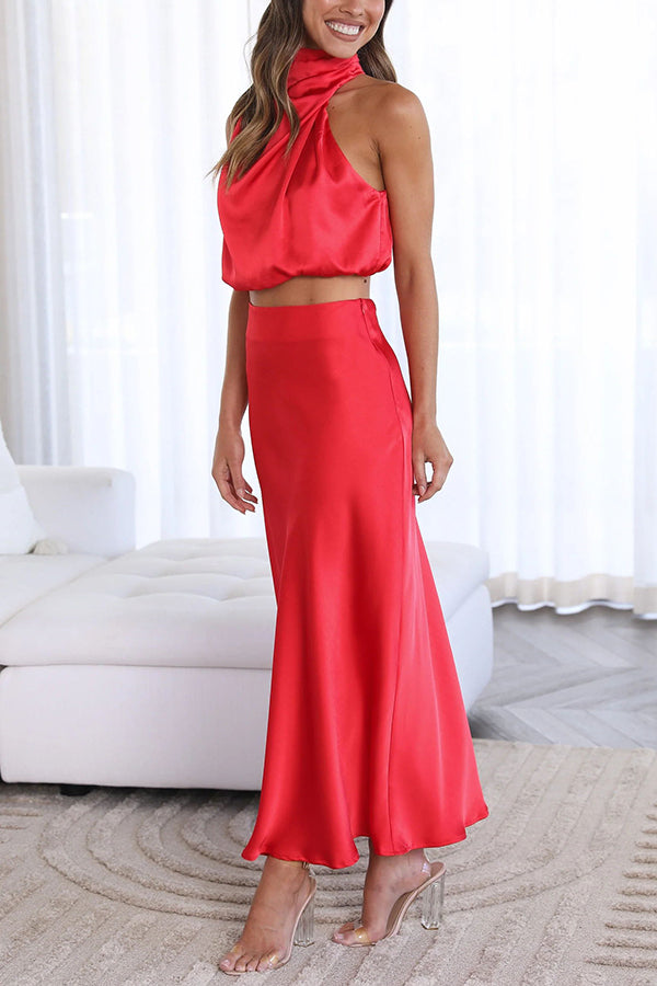 Rosia | Elegante Two-Piece Set van Satijn