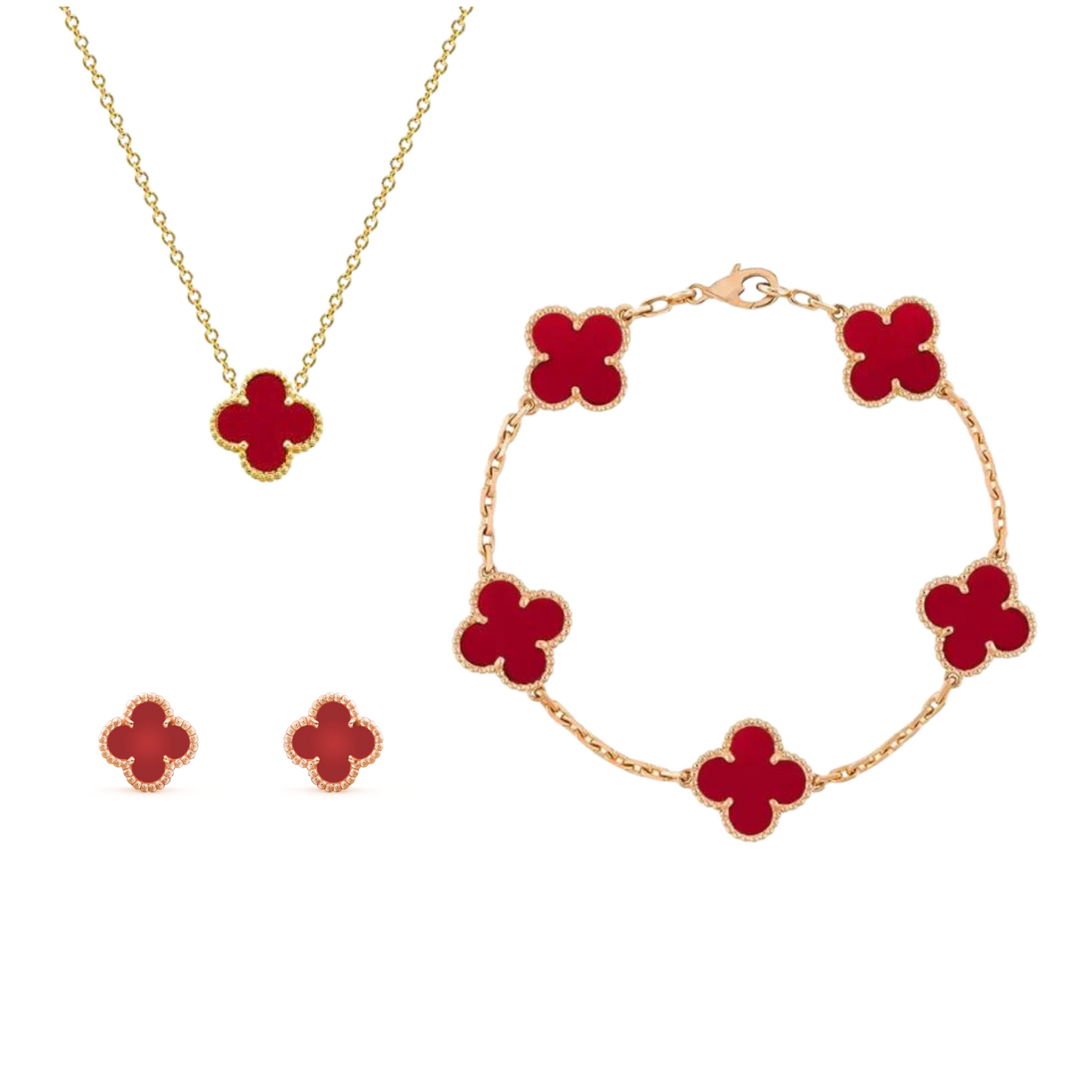Maité | Sieradenset - Ketting Armband en Oorbellen
