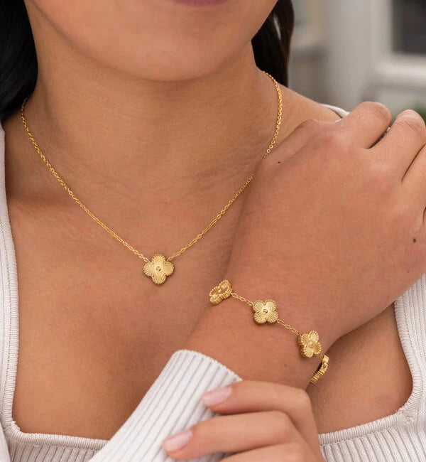 Maité | Sieradenset - Ketting Armband en Oorbellen