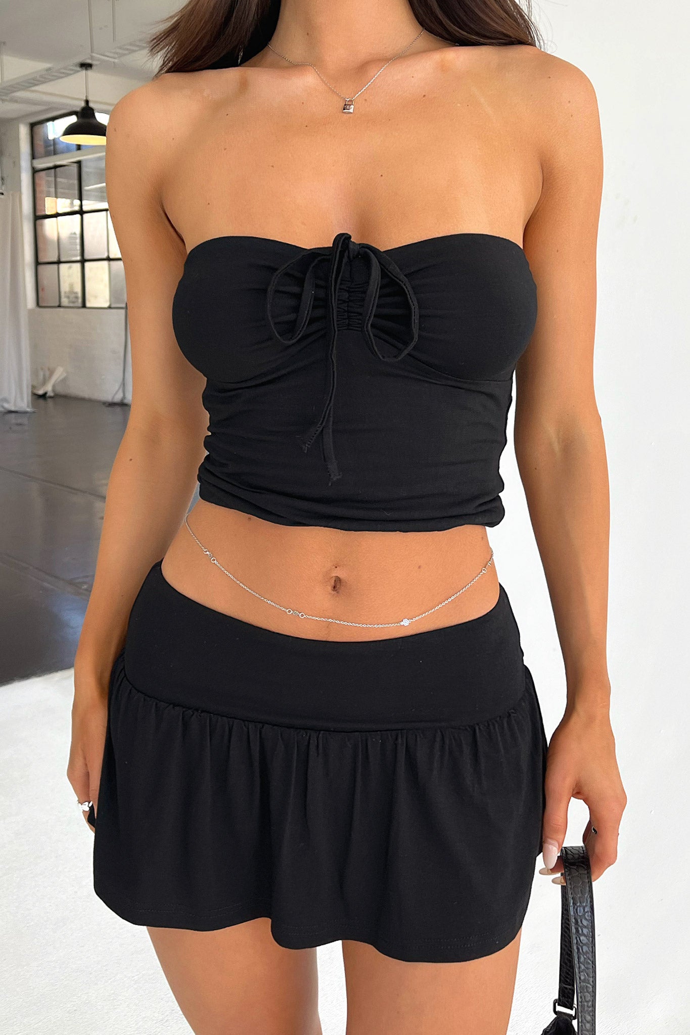 Gionna | Tweedelige Set – Strapless Top & Rok