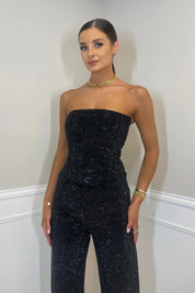 Cato | Elegante Strapless Jumpsuit