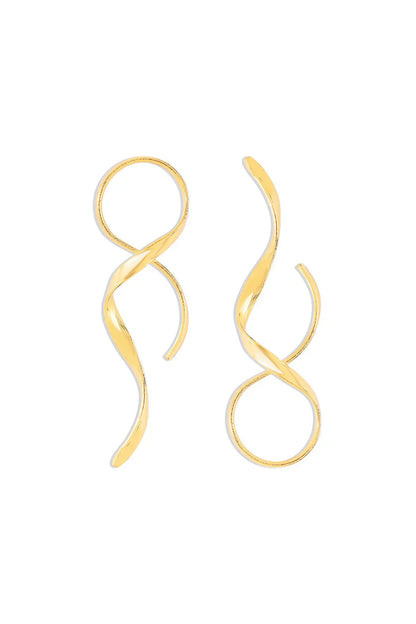 Eda | Druppelvormige Oorbellen Dames – RVS & Elegant