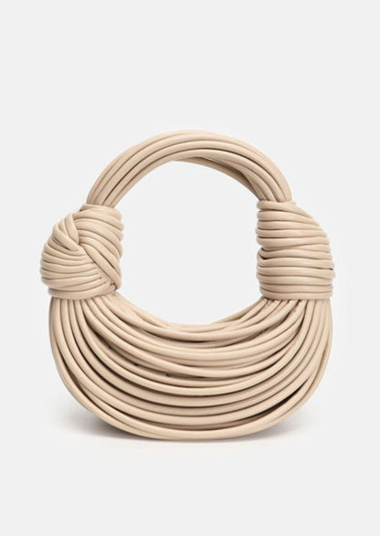 Arela | Beige Leren Handtas – Luxe Design Schoudertas