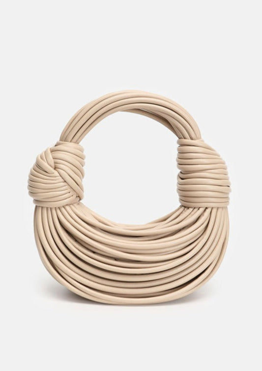Arela | Beige Leren Handtas – Luxe Design Schoudertas