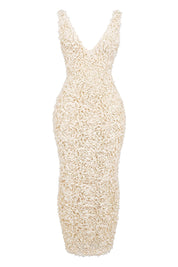 Giulia | Maxi Gala Jurk Met Rozenprint