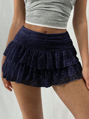 Marla | Romantische Luchtige Zomer Rok met Ruches