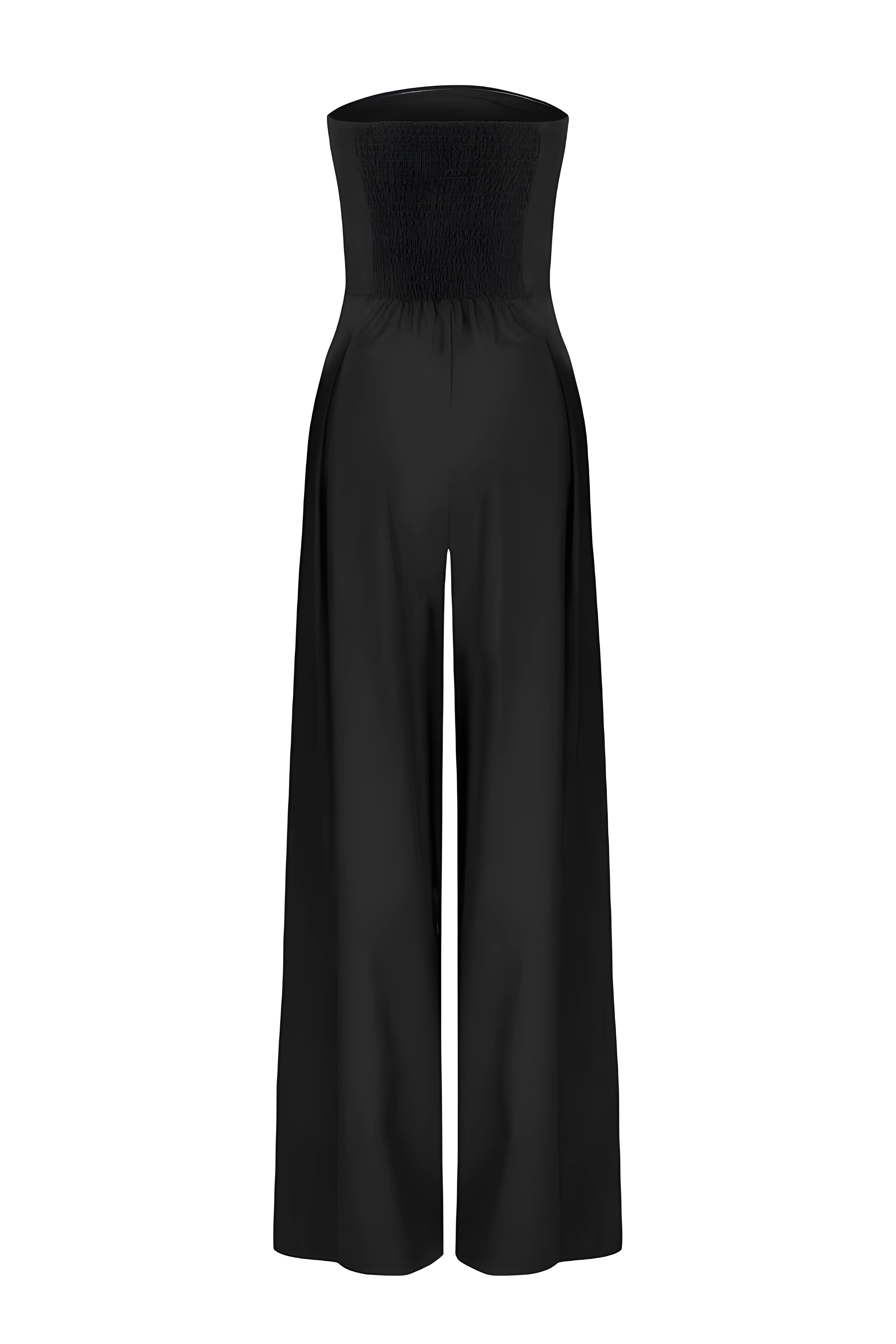 Malia | Elegante Strapless Jumpsuit met Korset Look