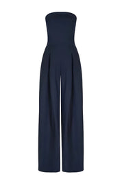Malia | Elegante Strapless Jumpsuit met Korset Look