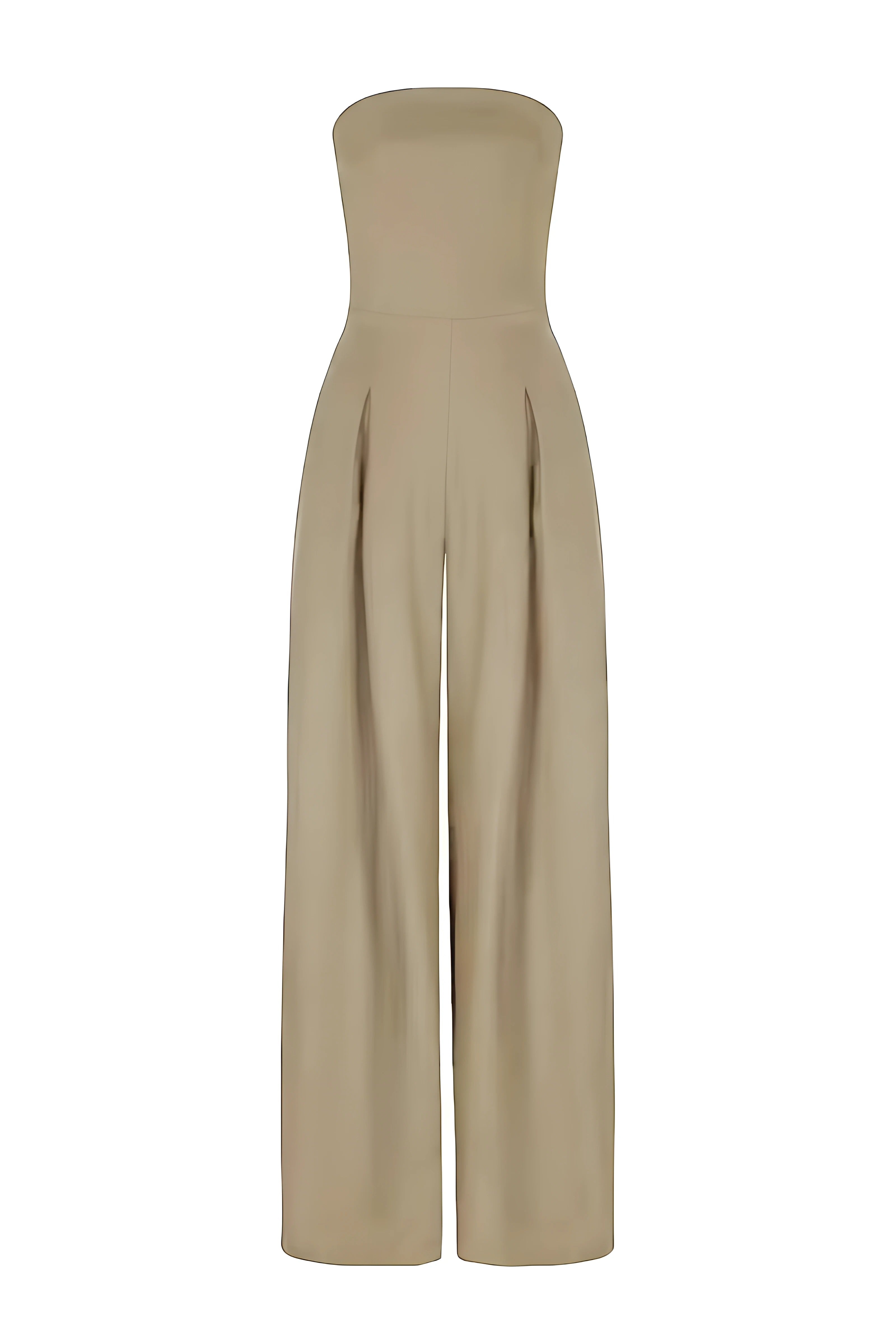 Malia | Elegante Strapless Jumpsuit met Korset Look
