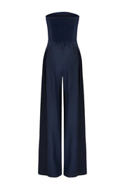 Malia | Elegante Strapless Jumpsuit met Korset Look