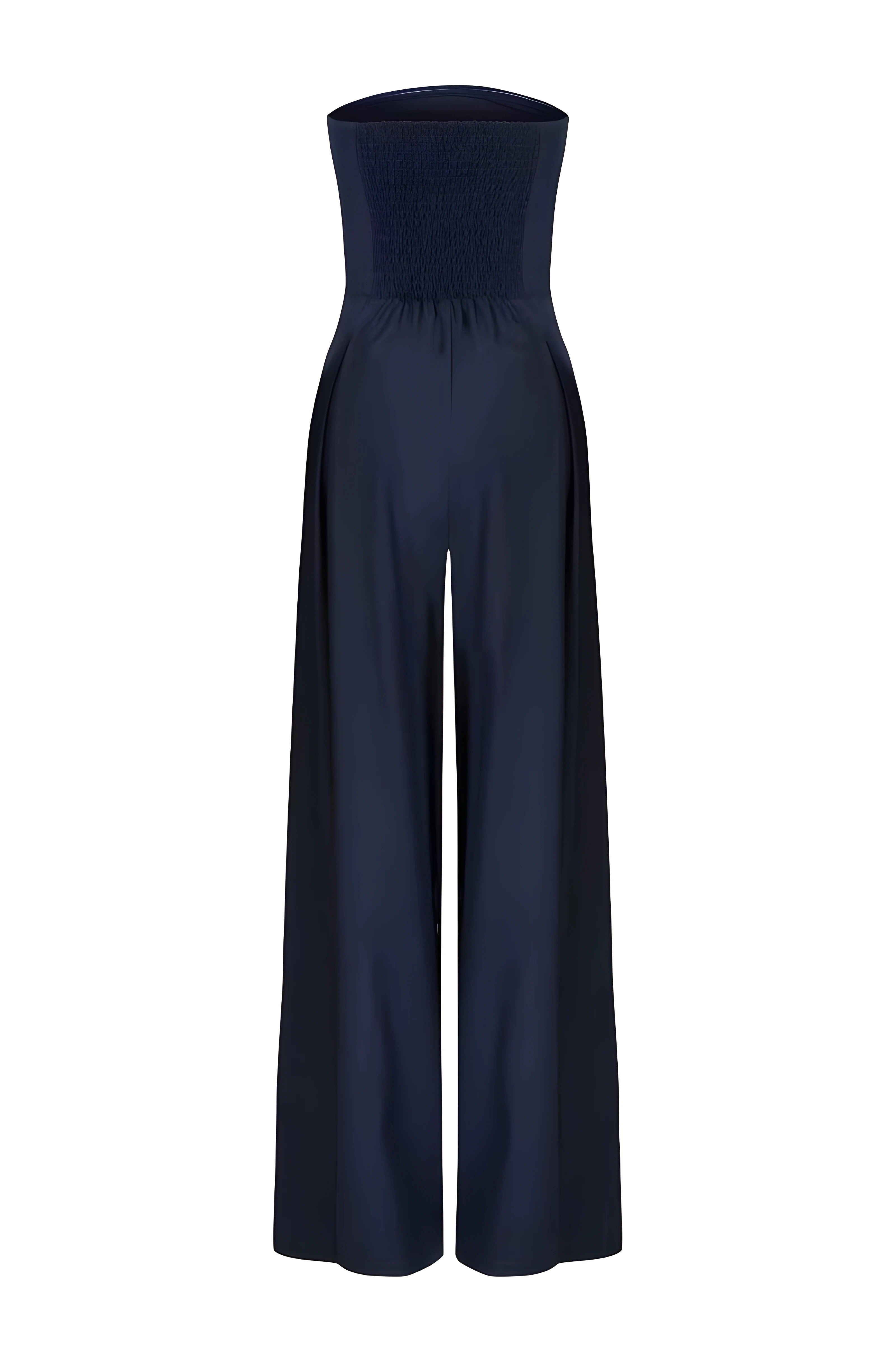 Malia | Elegante Strapless Jumpsuit met Korset Look