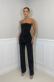 Cato | Elegante Strapless Jumpsuit