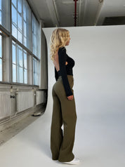 Beau | High-Waist Pantalon Met Rechte Pijpen