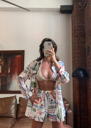 Rio | Linnen Zomerset met Shirt & Shorts