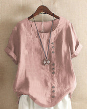 Milara | Stijlvol en Veelzijdig T-shirt met Ronde Hals voor Vrouwen