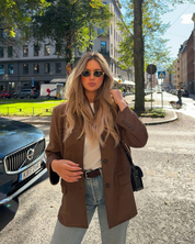 Nurie | Chique Bruine Blazer