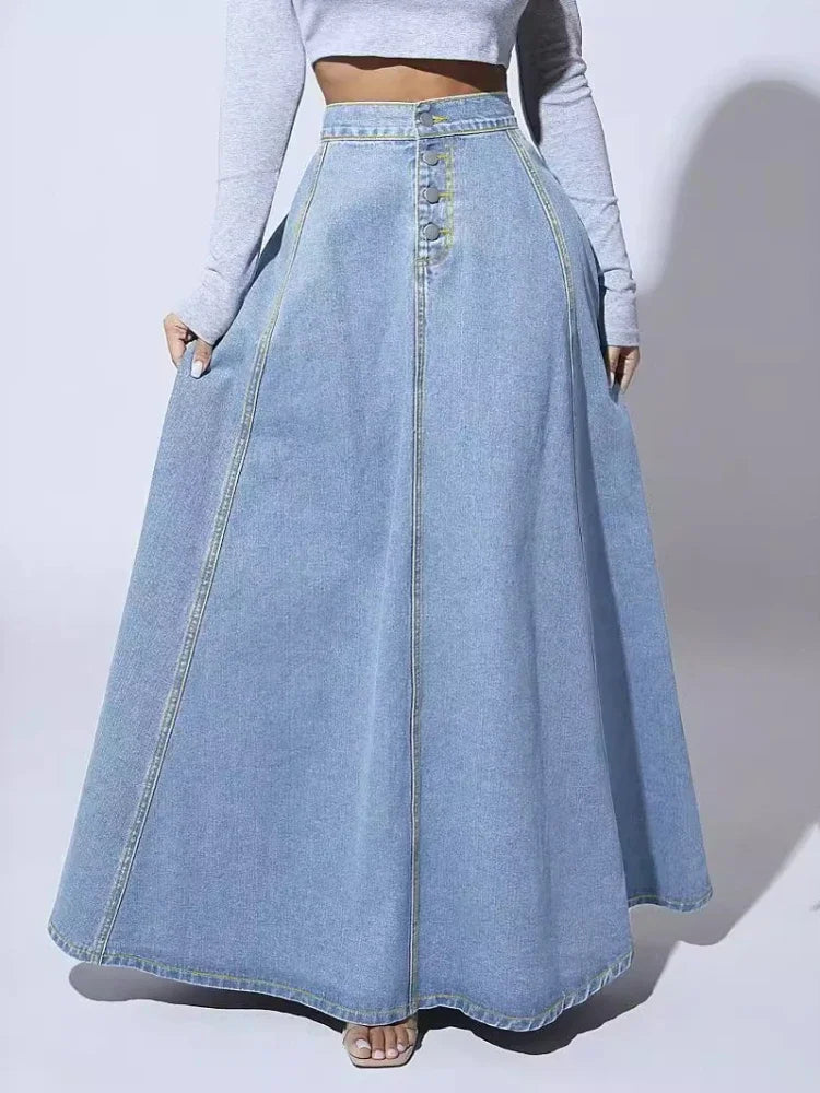 Xandra | A-lijn Denim Rok