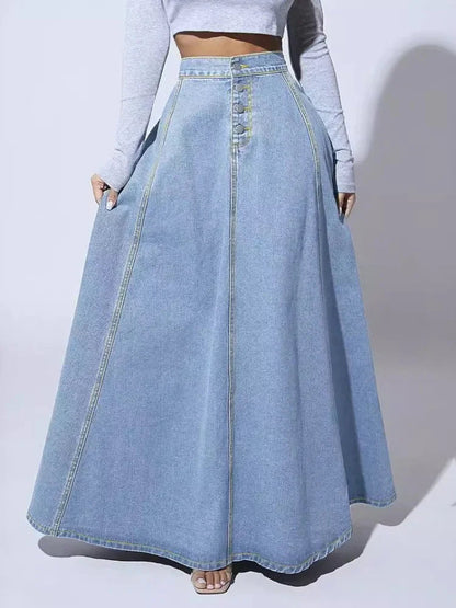 Xandra | A-lijn Denim Rok