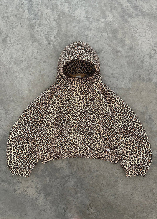 Bowie | Hoodie Met Luipaardprint