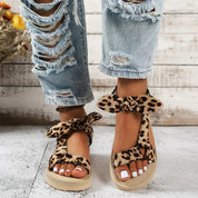 Nula | Stijlvolle Leopard Print Sandalen voor Dames – Comfort Zool
