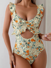 Flore | Stijlvolle Dames Badpak met Bloemenprint