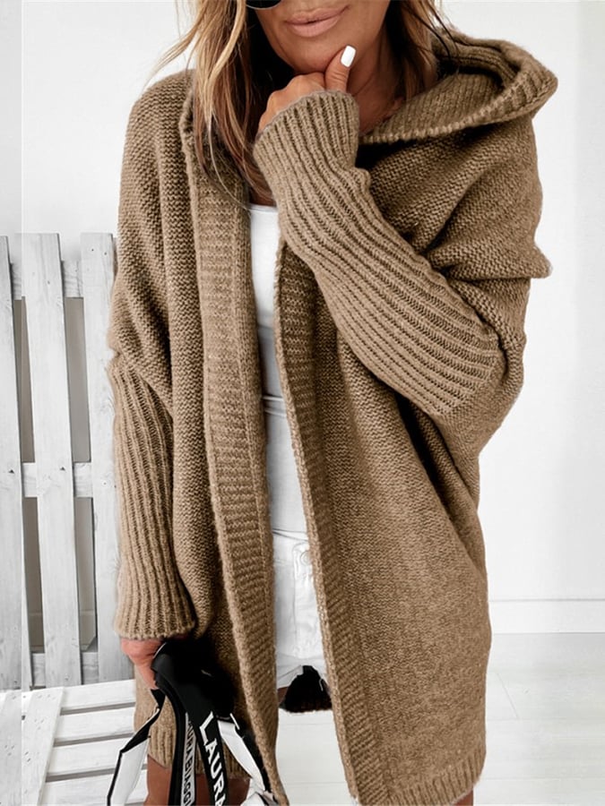 Amy | Oversized Vest met Capuchon