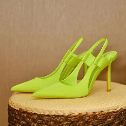 Mavelle | Elegante Slingback Pumps Dames – Puntige Neus & Hoge Hak