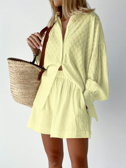 Florance | Zomerset met luchtige blouse en short voor Dames